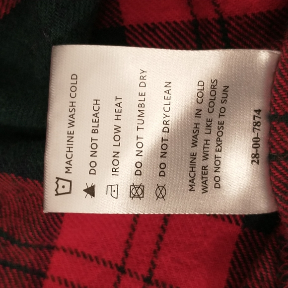 Cozy Soft Nightgown Red Green Plaid 100 Cotton sz 2x Comfortable Colorful Tarten - Picture 8 of 12